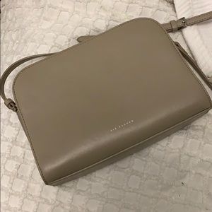 Aritzia grey/beige handbag